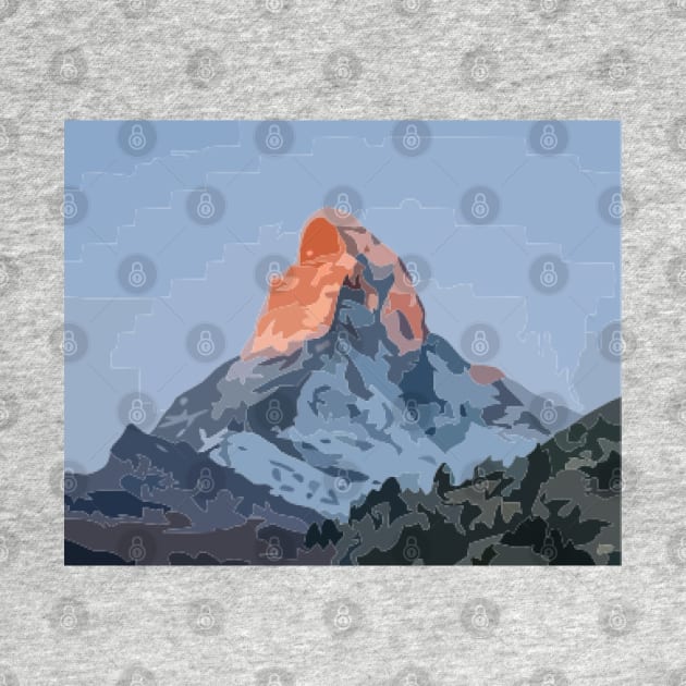 Matterhorn Vector Painting by gktb